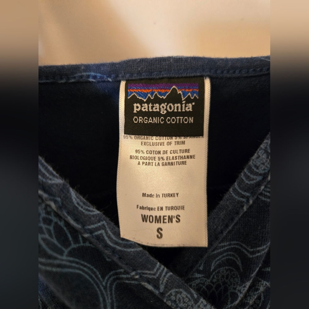 Patagonia Blue Floral‎ Mini Dress - Picture 6 of 7